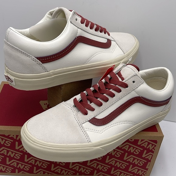 Vans Men’s White and Red Sneakers Old Skool
Vintage Pop Marshmallow/
VN0A4BW2R2S - Picture 10 of 16